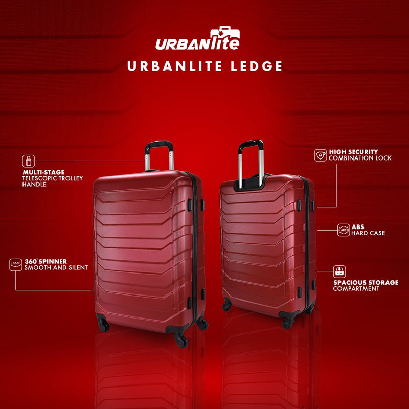 URBANlite Ledge 20"/24"/28" | 4-Wheel Spinner | Hard Case Luggage