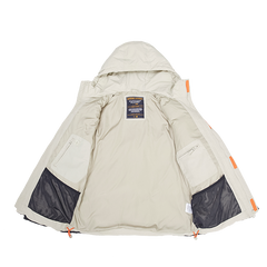 Active Down Parka Jacket With Reflective Print - Universal Traveller SG