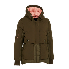 Short Trendy Down Jacket With Contrast Lining - Universal Traveller SG