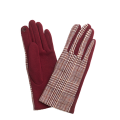 Checkered Cotton Gloves