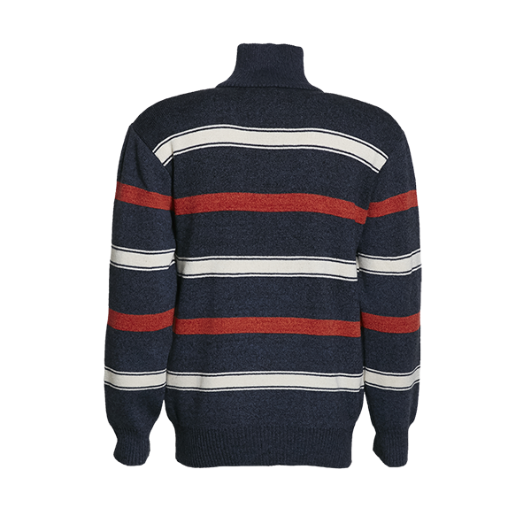 Henley Mock Neck With Zip Knitted Sweater - Universal Traveller SG