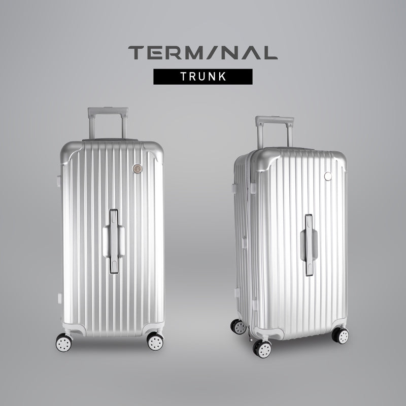 Terminal Trunk  24" / 30"  360° 8-Wheel Spinner | TSA |  Anti Theft Zipper  | ABS +PC