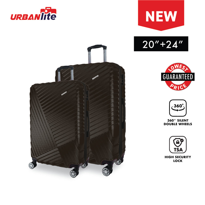 URBANlite Novus  20"+24" Bundle | 8-Wheel Spinner | Hard Case Luggage