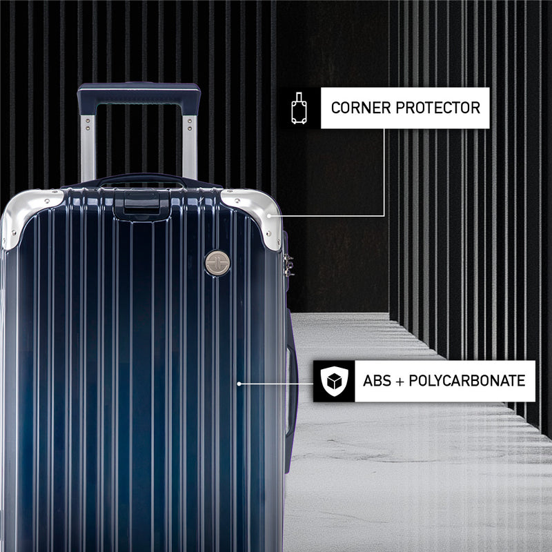Terminal Prime 20"+ 24"+28"  360° 8-Wheel Spinner | TSA Lock I Expandable I Corner Guard IABS +PC