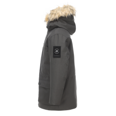 Men's Down Jacket With Logo Badge On Sleeve Arm