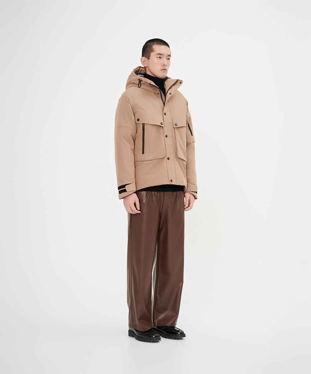 Down Jacket With Reflective Logo - DJ 24018