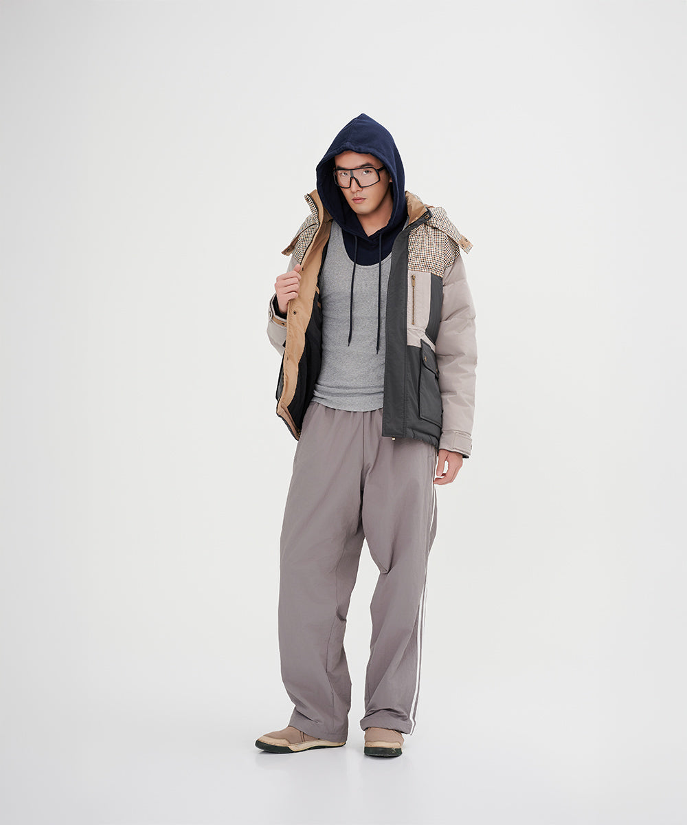Colour Blocking Down Jacket - DJ 24028