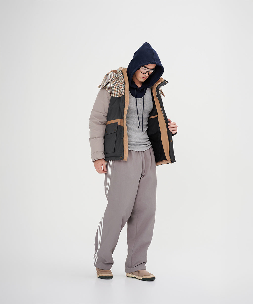 Colour Blocking Down Jacket - DJ 24028