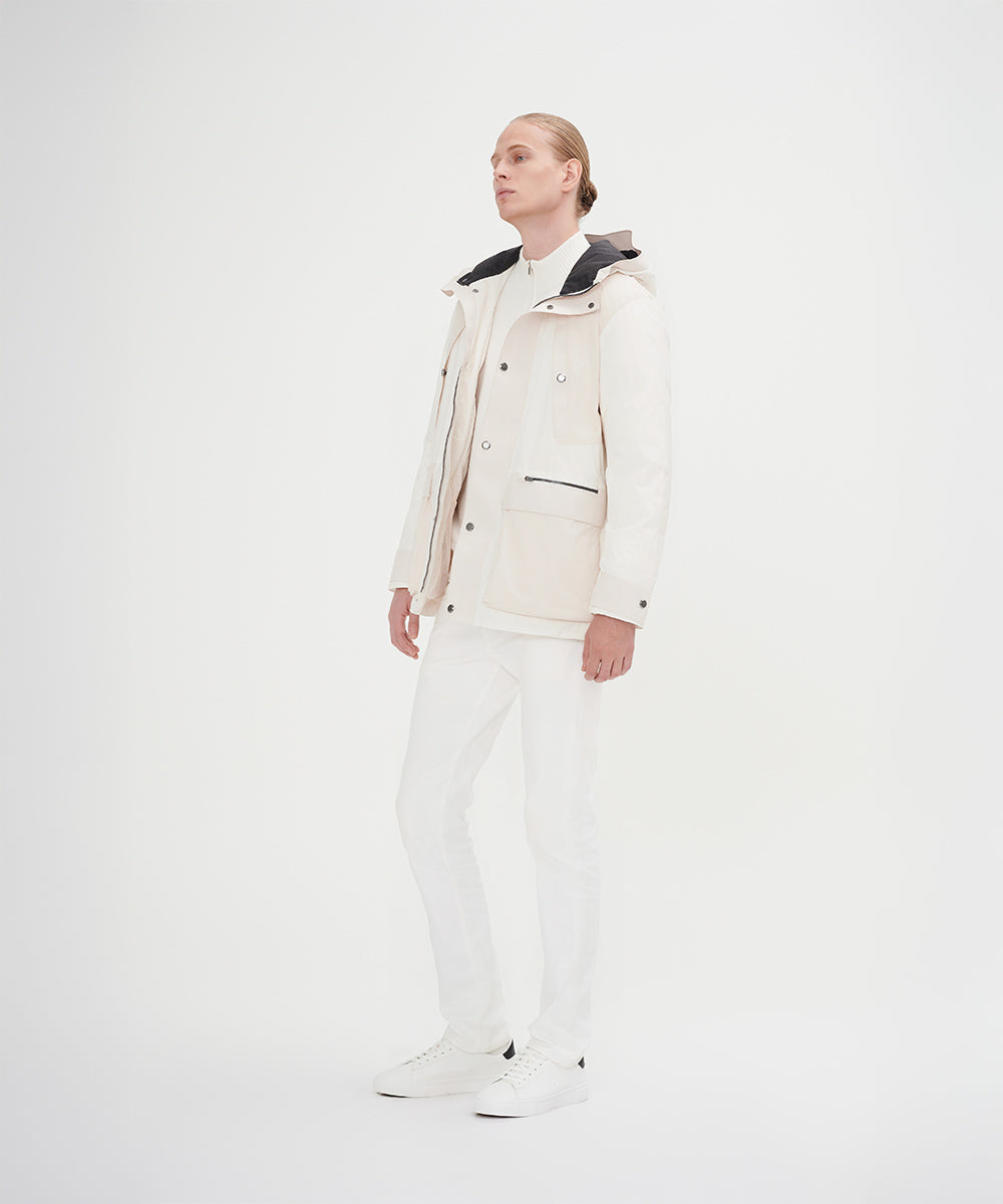 Two Color Combination Down Jacket - DJ 24031