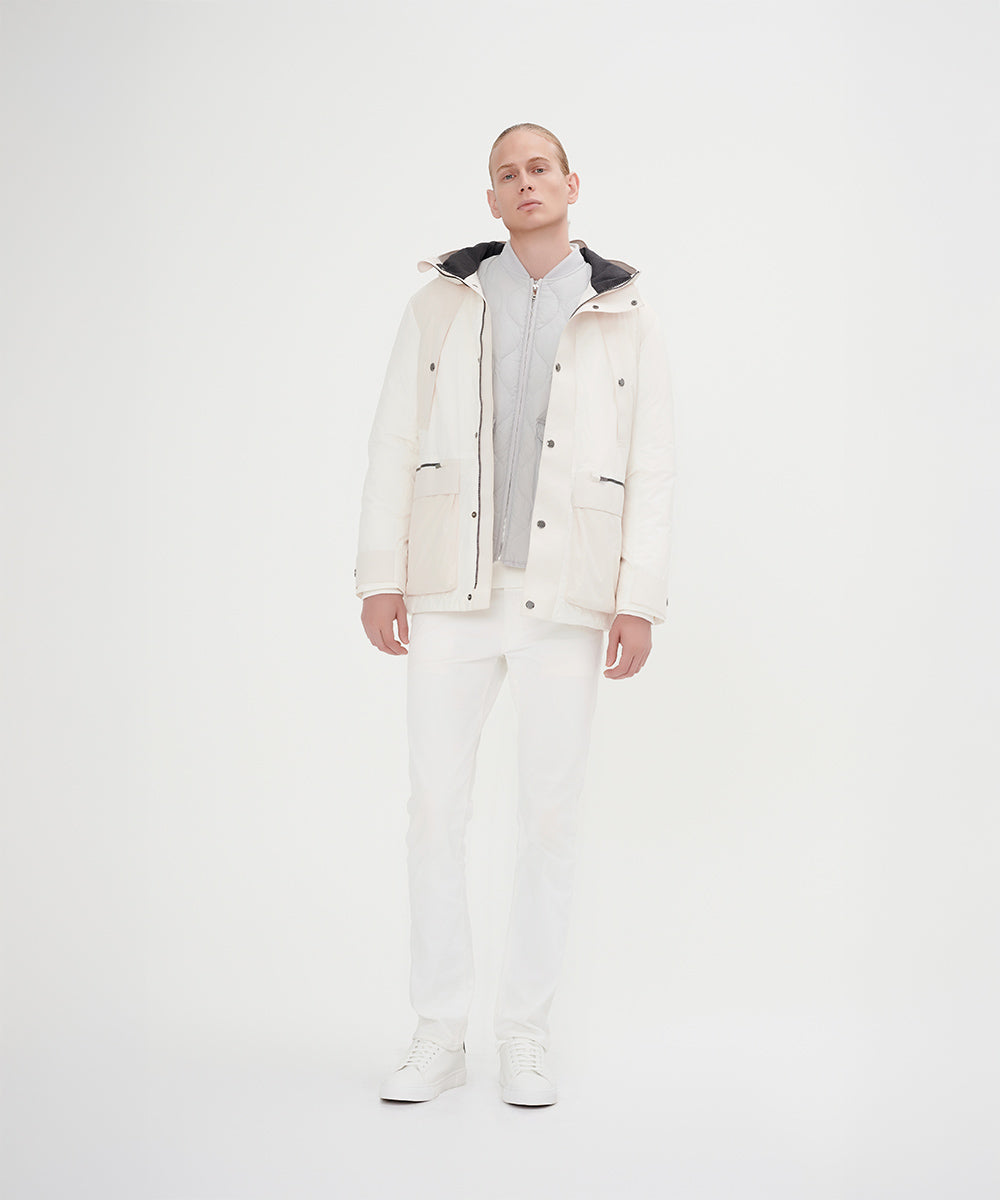 Two Color Combination Down Jacket - DJ 24031