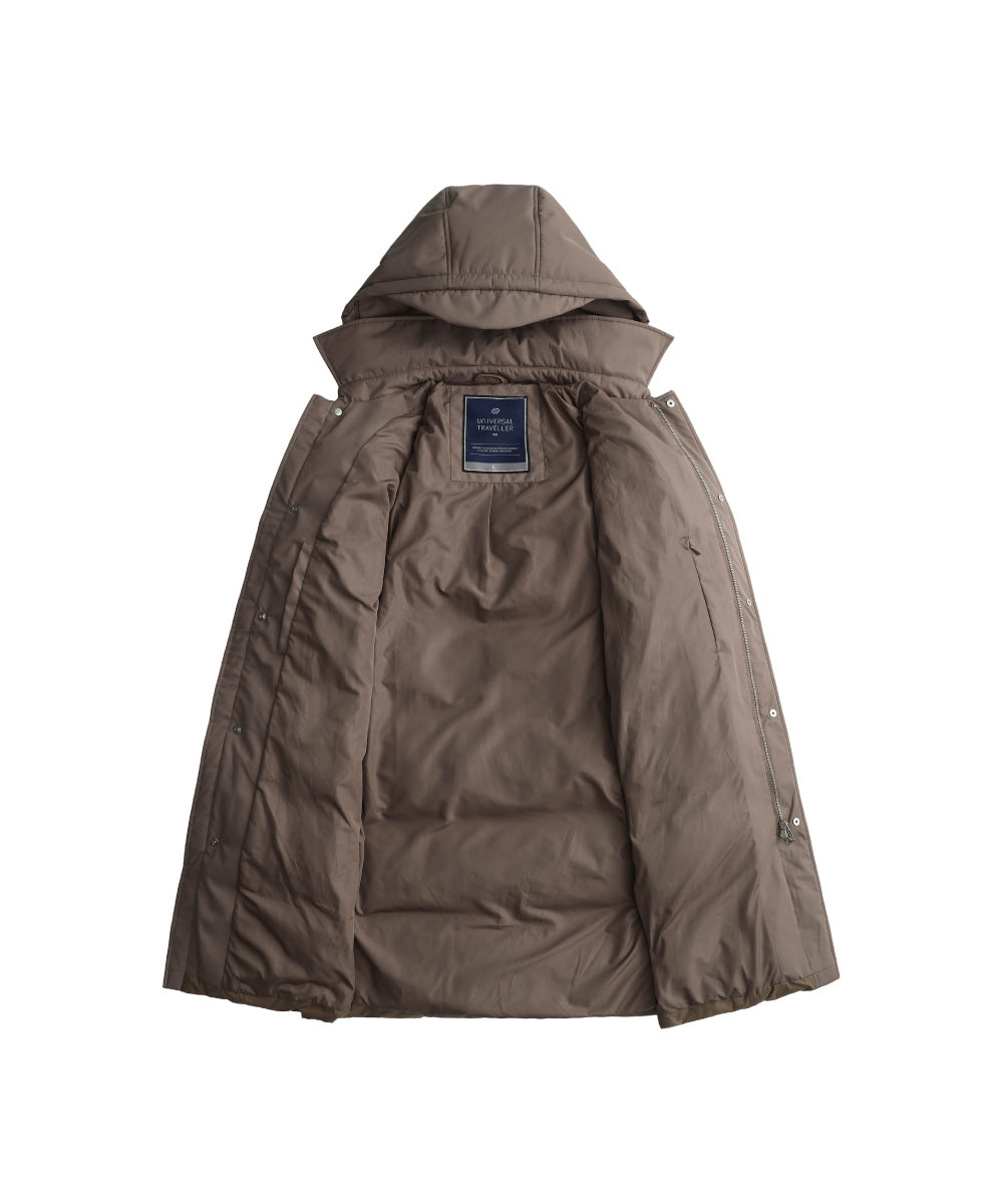 Structured Shield Mid-Length Down Jacket - DJ 25012
