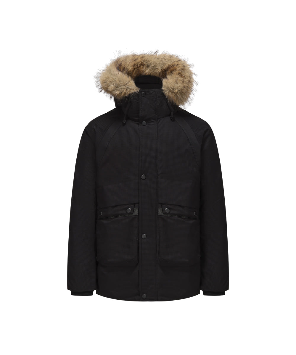 Fur-Lined Hood Down Jacket - DJ 25003