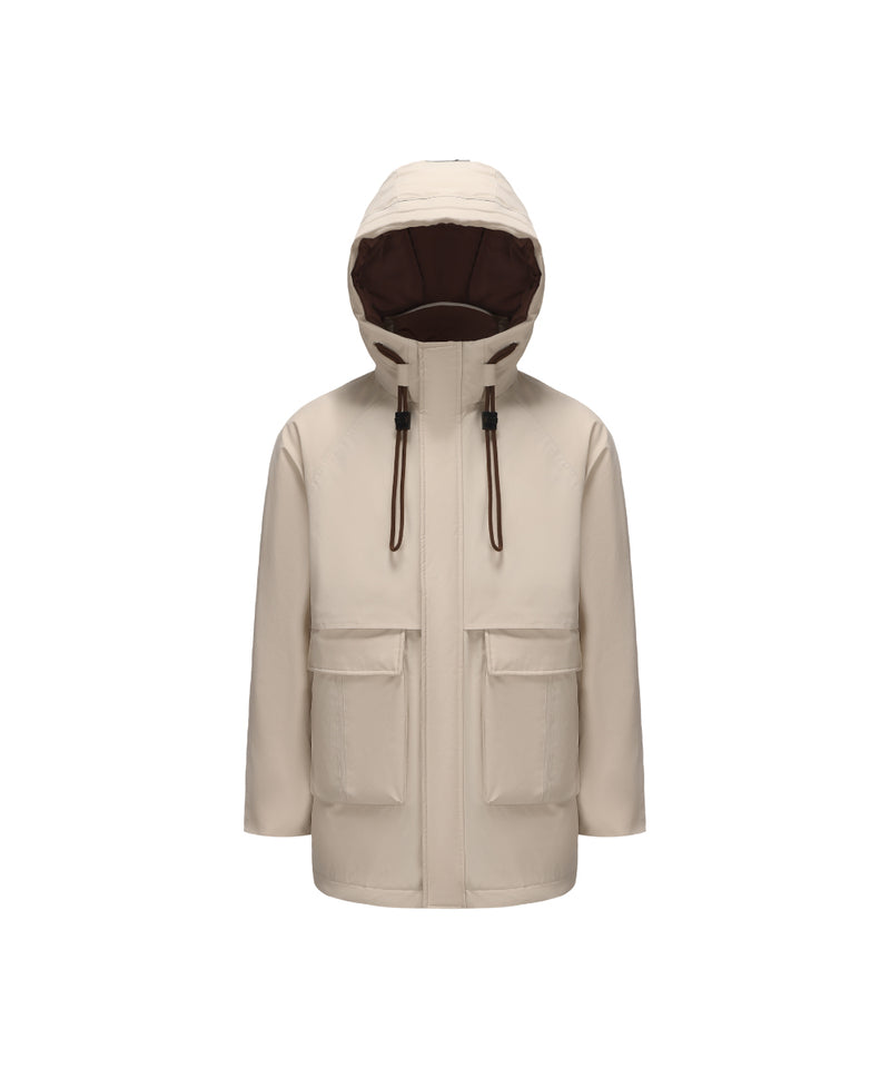 CONTRAST LINED DOWN JACKET