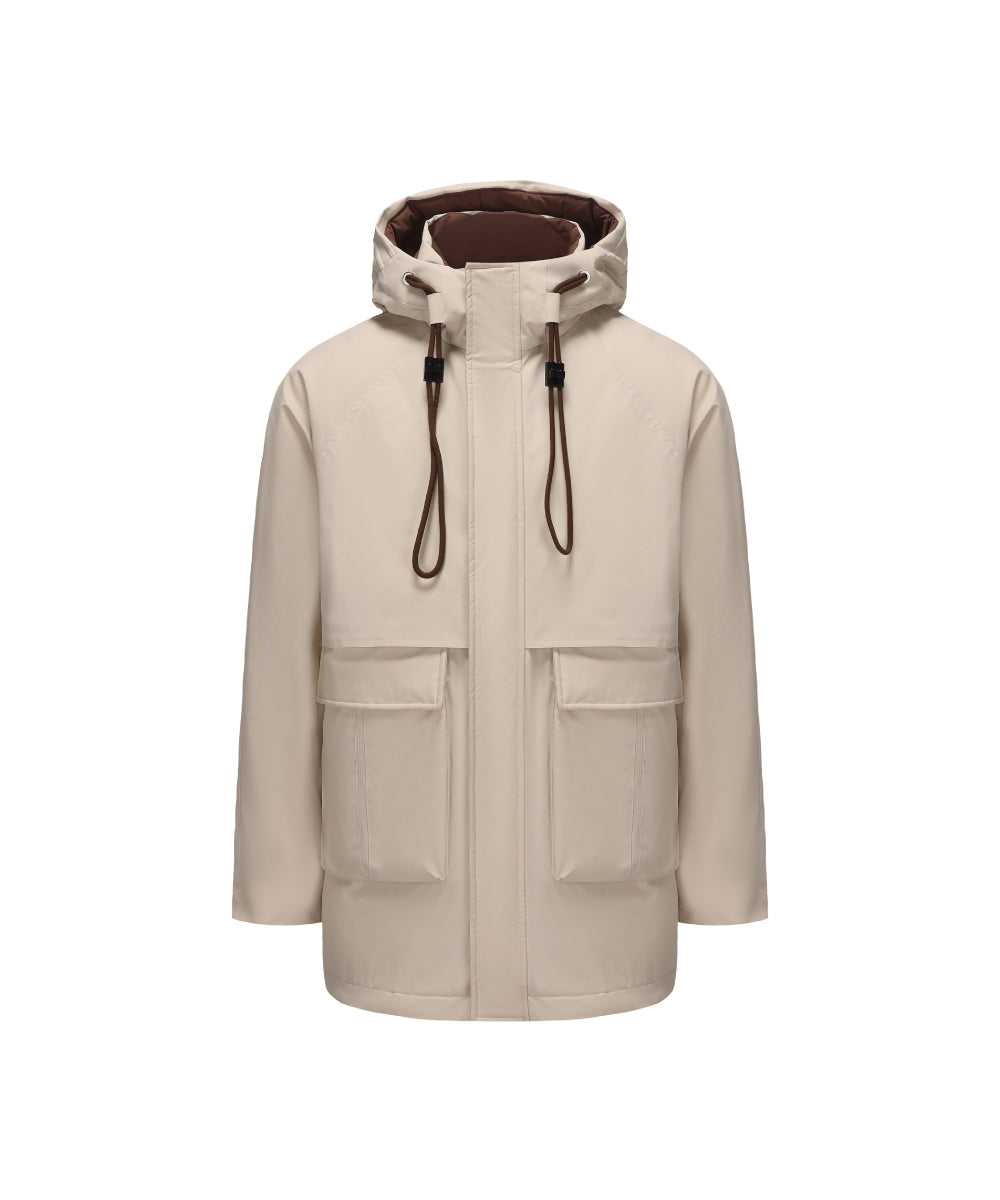 Contrast Lined Down Jacket - DJ 25005