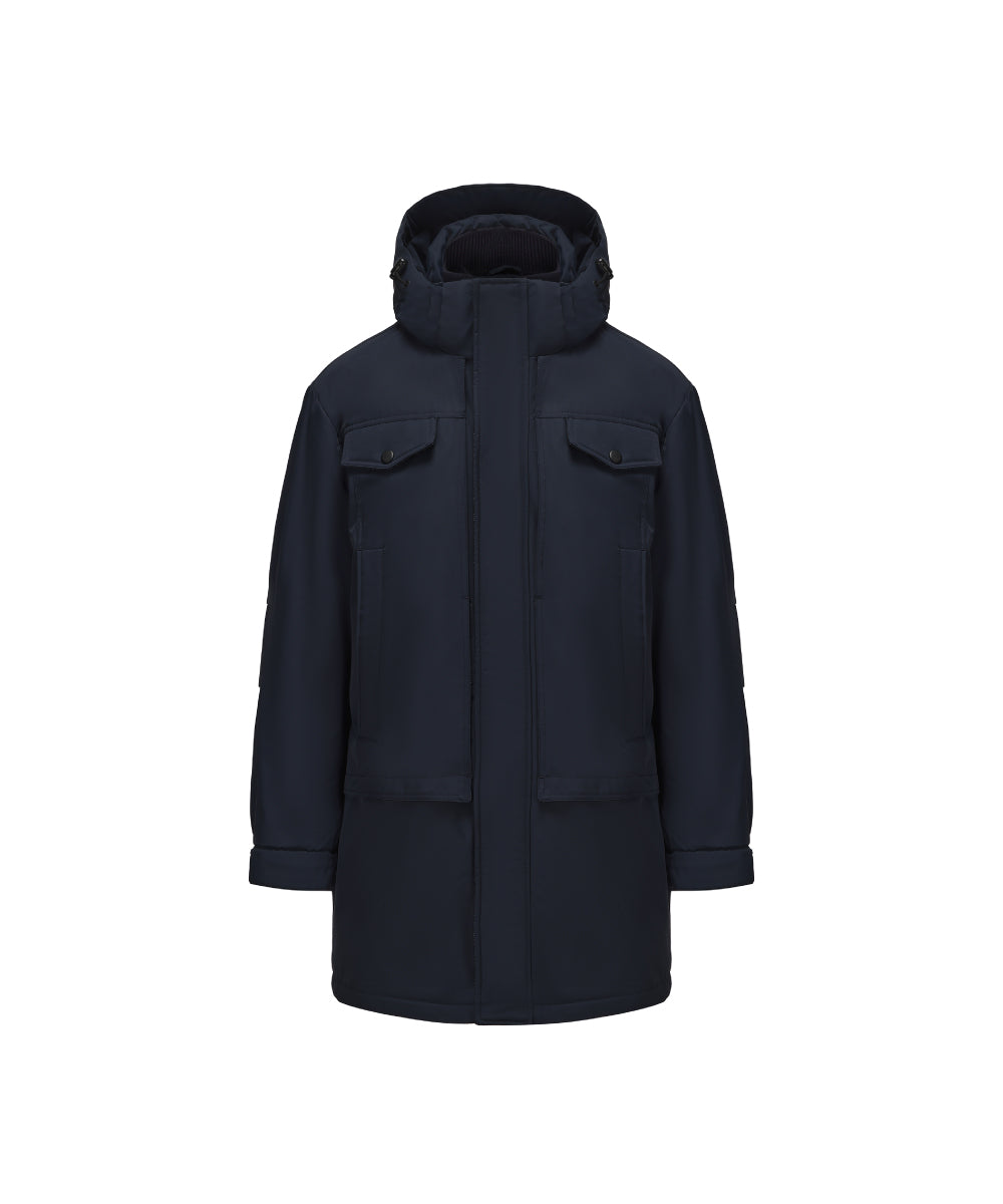 Denim Line Mid-Length Down Jacket - DJ 25008
