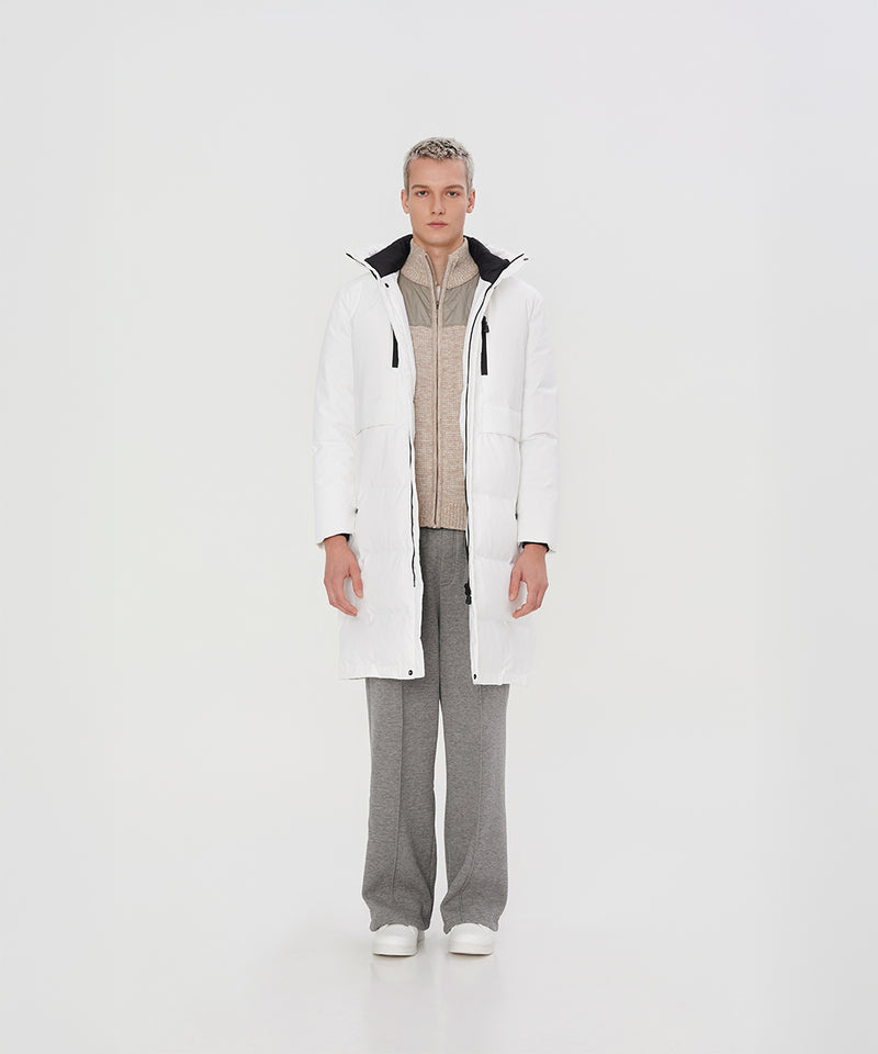 LONG MONOTONE DOWN JACKET