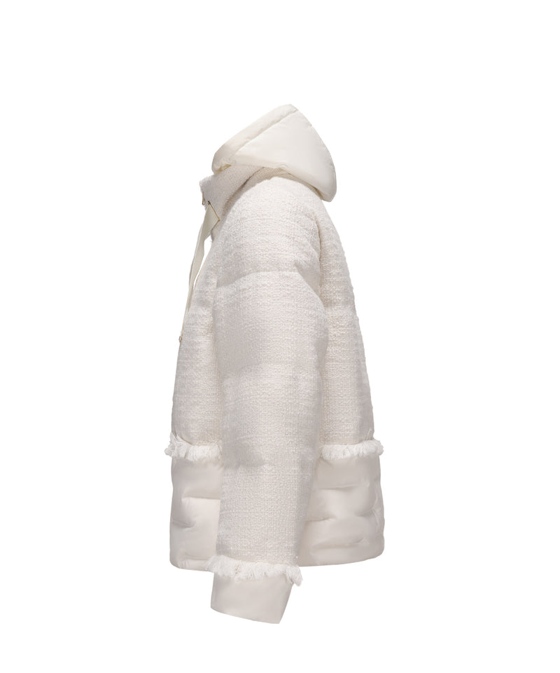 CLASSIC CHANEL-INSPIRED LOOK DOWN JACKET