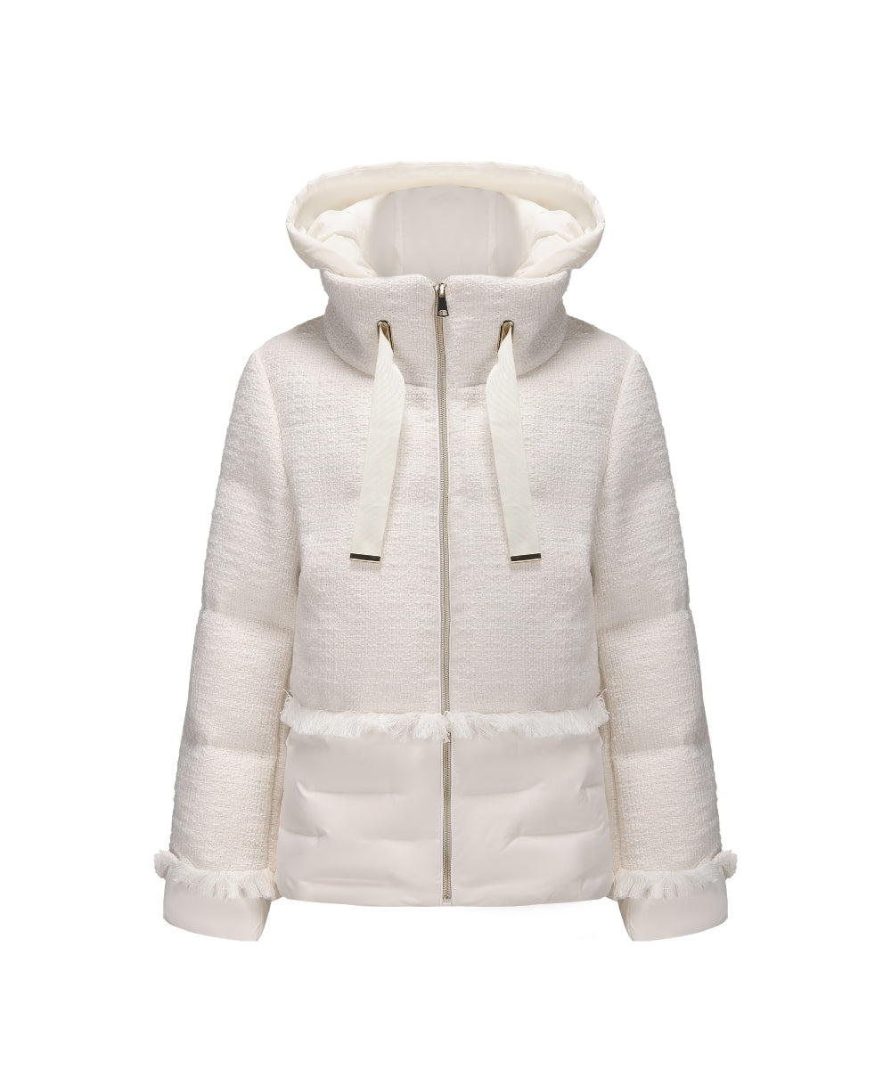 Classic Tweed Down Jacket