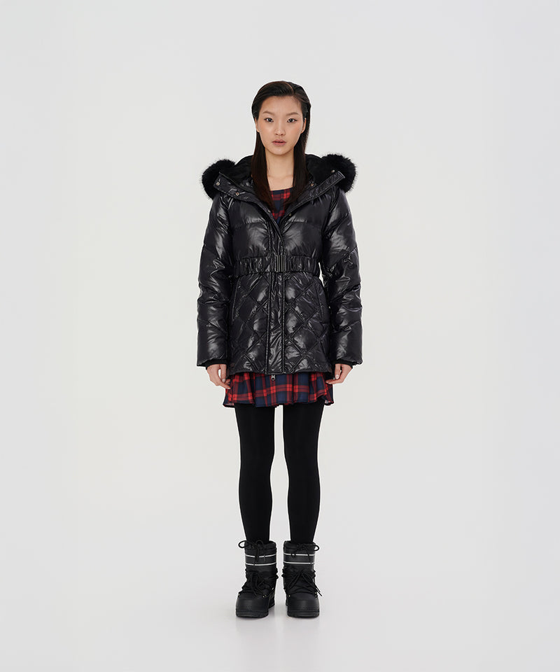MIDNIGHT GLOSS PUFFER DOWN JACKET