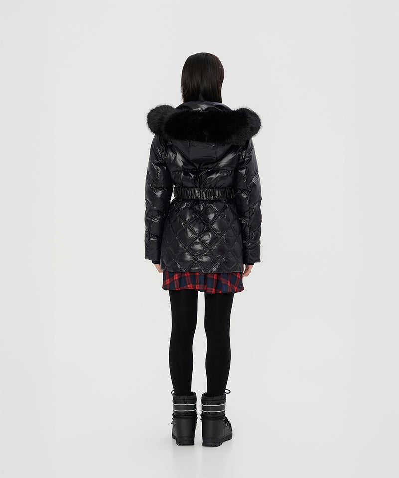 MIDNIGHT GLOSS PUFFER DOWN JACKET