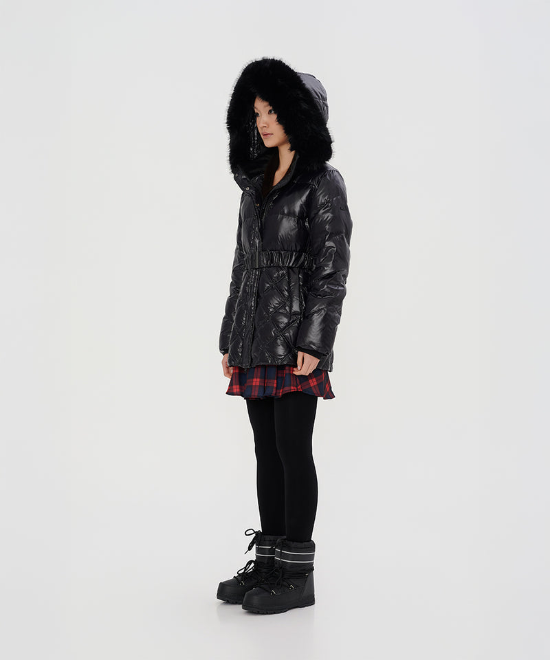 MIDNIGHT GLOSS PUFFER DOWN JACKET