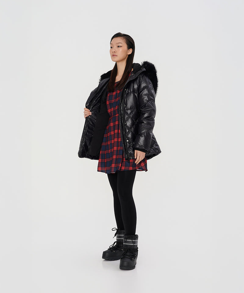 MIDNIGHT GLOSS PUFFER DOWN JACKET