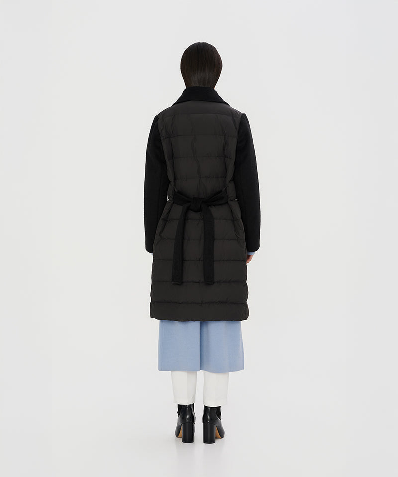 TIMELESS ELEGANCE MID-LENGTH DOWN JACKET