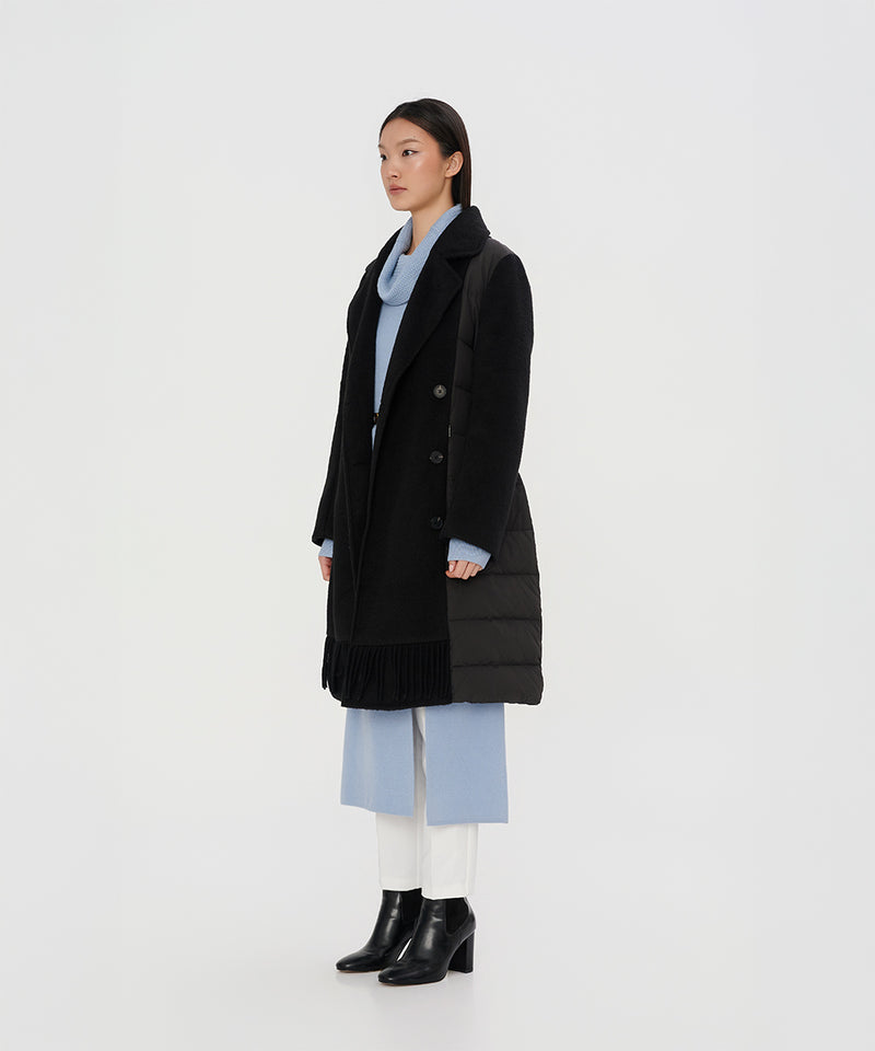 TIMELESS ELEGANCE MID-LENGTH DOWN JACKET