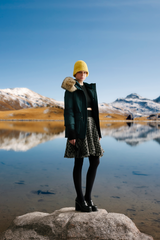 Luxurious Faux Fur Hood Down Jacket