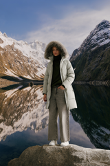 Full Length Down Jacket With Hood