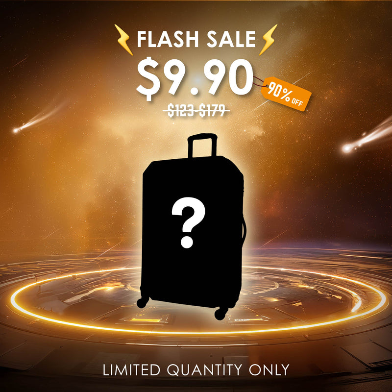 10th Sep 8PM-10PM Shocking Sale $9.90 Mystery Hard Case Luggage