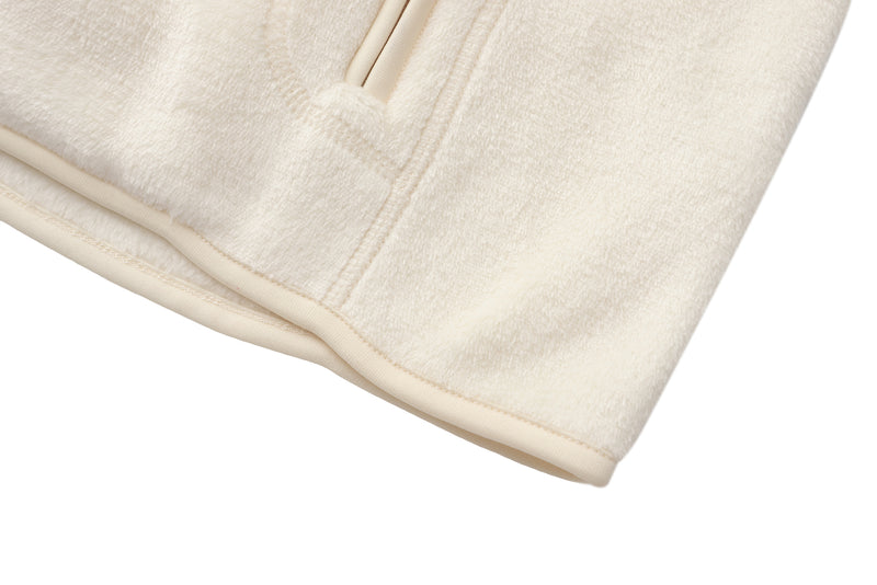 Adult Unisex Basic Fleece Jacket - IVORY