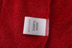 Adult Unisex Basic Fleece Jacket - RED