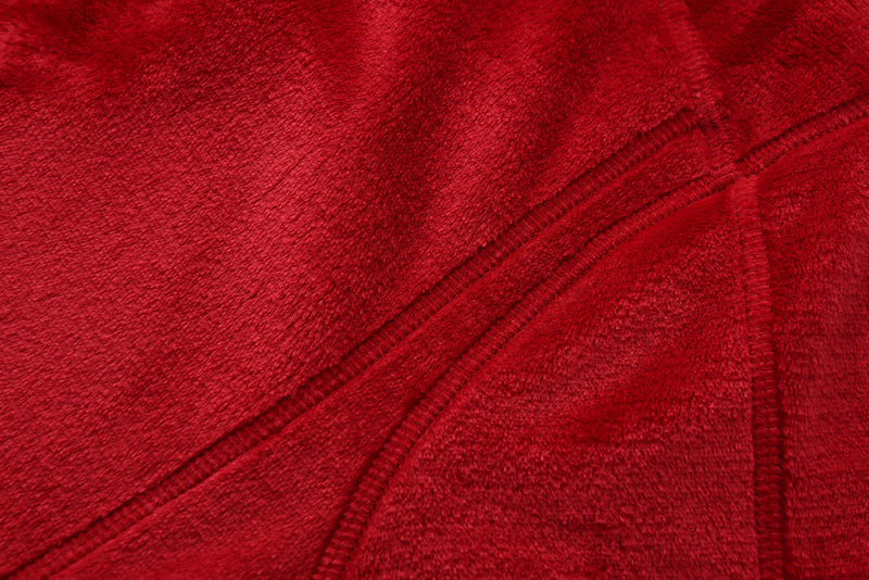 Adult Unisex Basic Fleece Jacket - RED