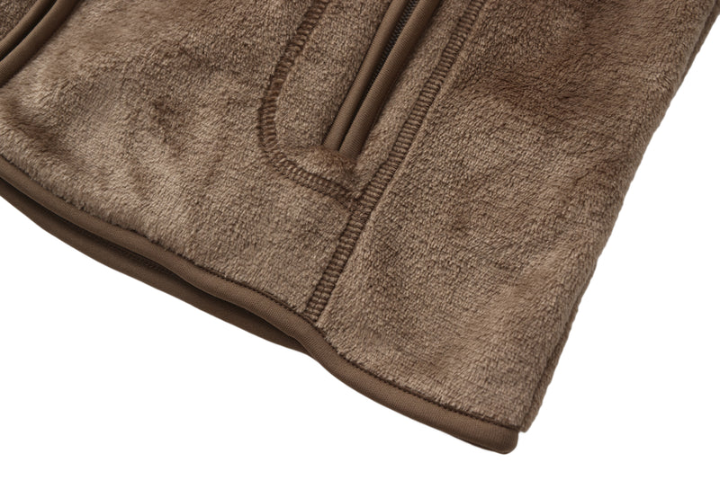 Adult Unisex Basic Fleece Jacket - CARAMEL