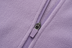 Unisex Basic Polar Fleece Jacket - LILAC