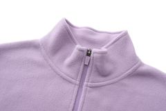 Unisex Basic Polar Fleece Jacket - LILAC