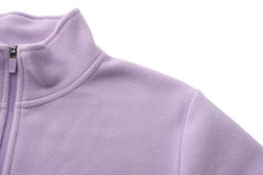 Unisex Basic Polar Fleece Jacket - LILAC