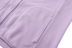 Unisex Basic Polar Fleece Jacket - LILAC