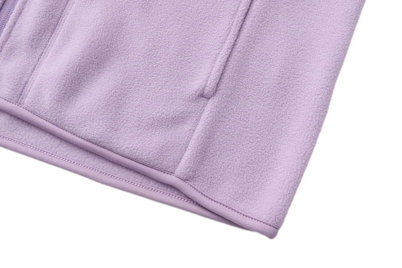 Unisex Basic Polar Fleece Jacket - LILAC