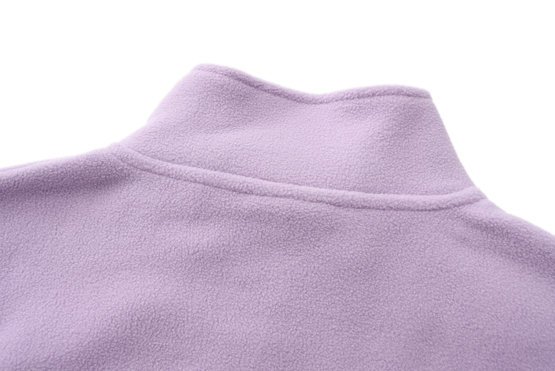 Unisex Basic Polar Fleece Jacket - LILAC