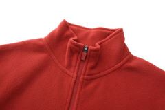 Unisex Basic Polar Fleece Jacket - RED