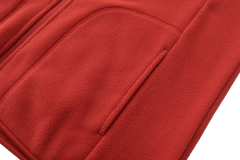 Unisex Basic Polar Fleece Jacket - RED