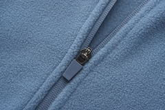 Unisex Basic Polar Fleece Jacket - BLUE