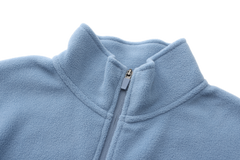 Unisex Basic Polar Fleece Jacket - BLUE