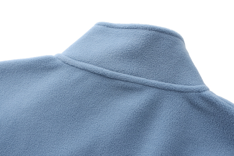 Unisex Basic Polar Fleece Jacket - BLUE