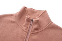 Unisex Basic Polar Fleece Jacket - LIGHT BROWN