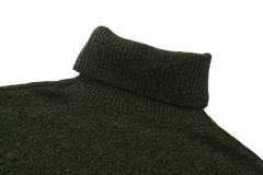 Wool Blend Turtleneck Knitted Sweater