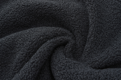 Hoodie Sherpa Fleece Jacket - NAVY