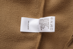 Hoodie Sherpa Fleece Jacket - LIGHT BROWN